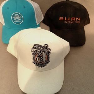 3 NWOT Cigar Co ball caps